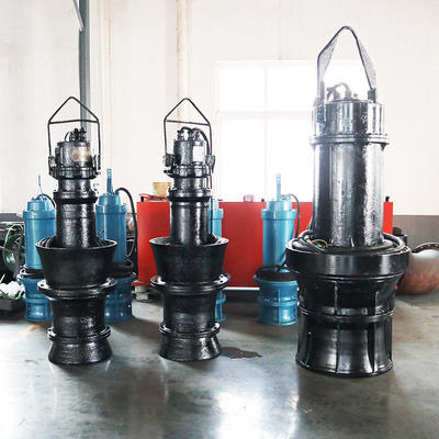 低转速井筒式轴流泵生产厂家 含软启动柜 潜水轴流泵