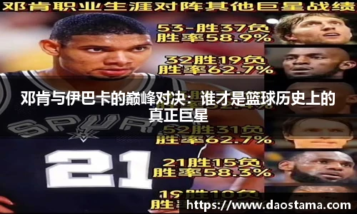邓肯与伊巴卡的巅峰对决：谁才是篮球历史上的真正巨星